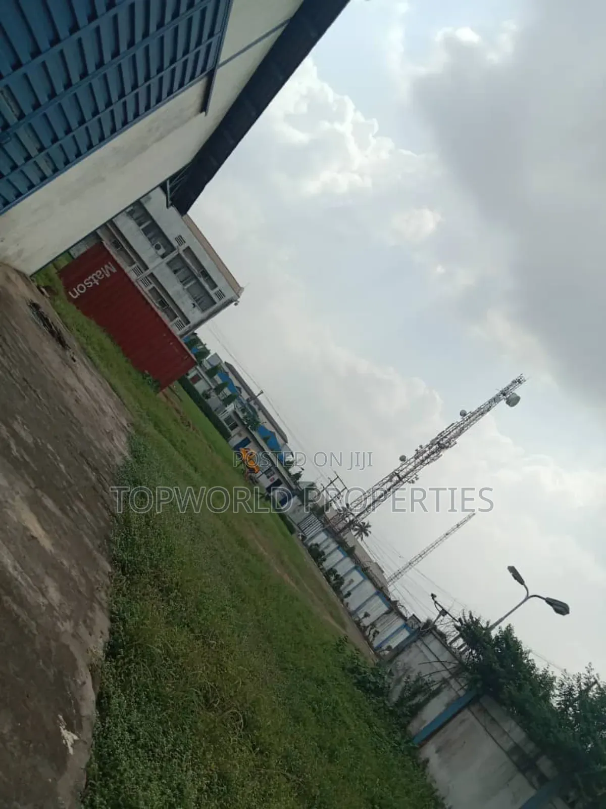 3.1 Acres With Warehouse and Offices on the Road at Ogba