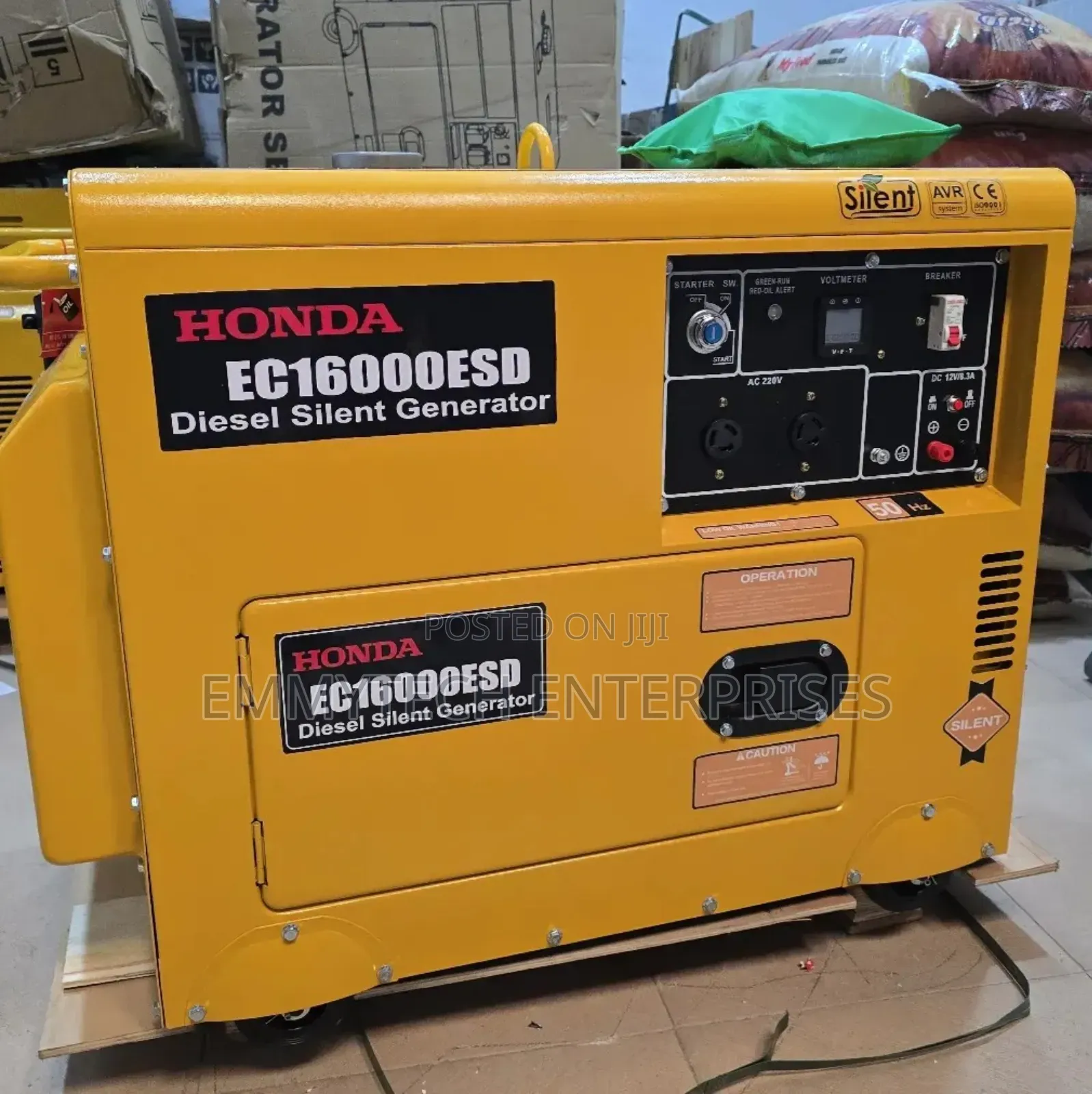 Original(10.5kva)Honda Diesel Soundproof Gen 1years Wty 100%Copper Coi