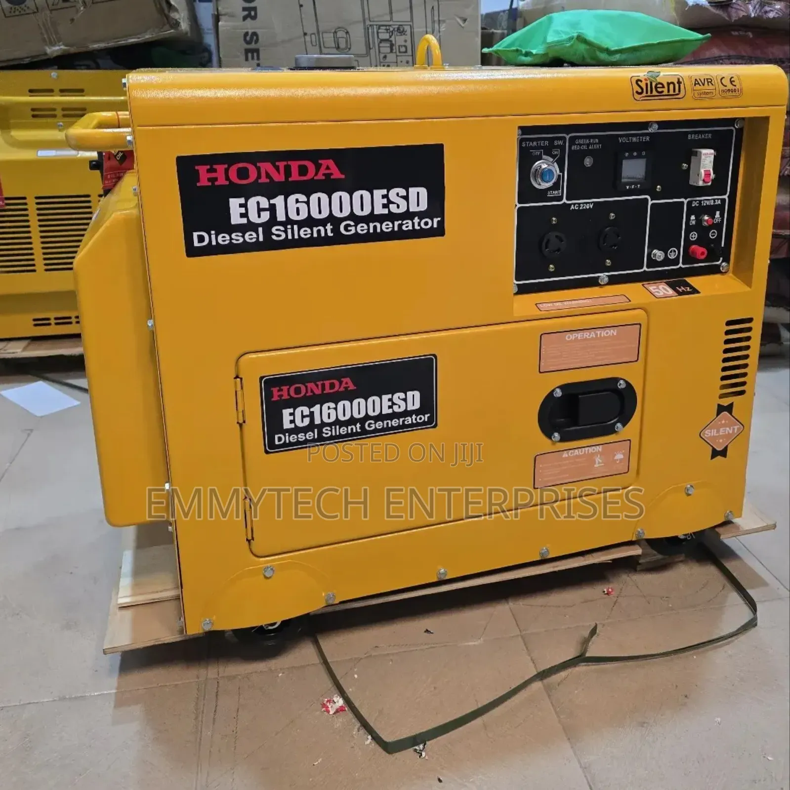 Original(10.5kva)Honda Diesel Soundproof Gen 1years Wty 100%Copper Coi