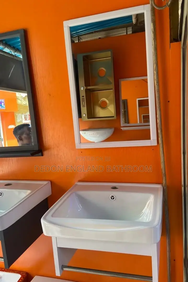 Mini Bathroom and Dining Cabinet With Mirror