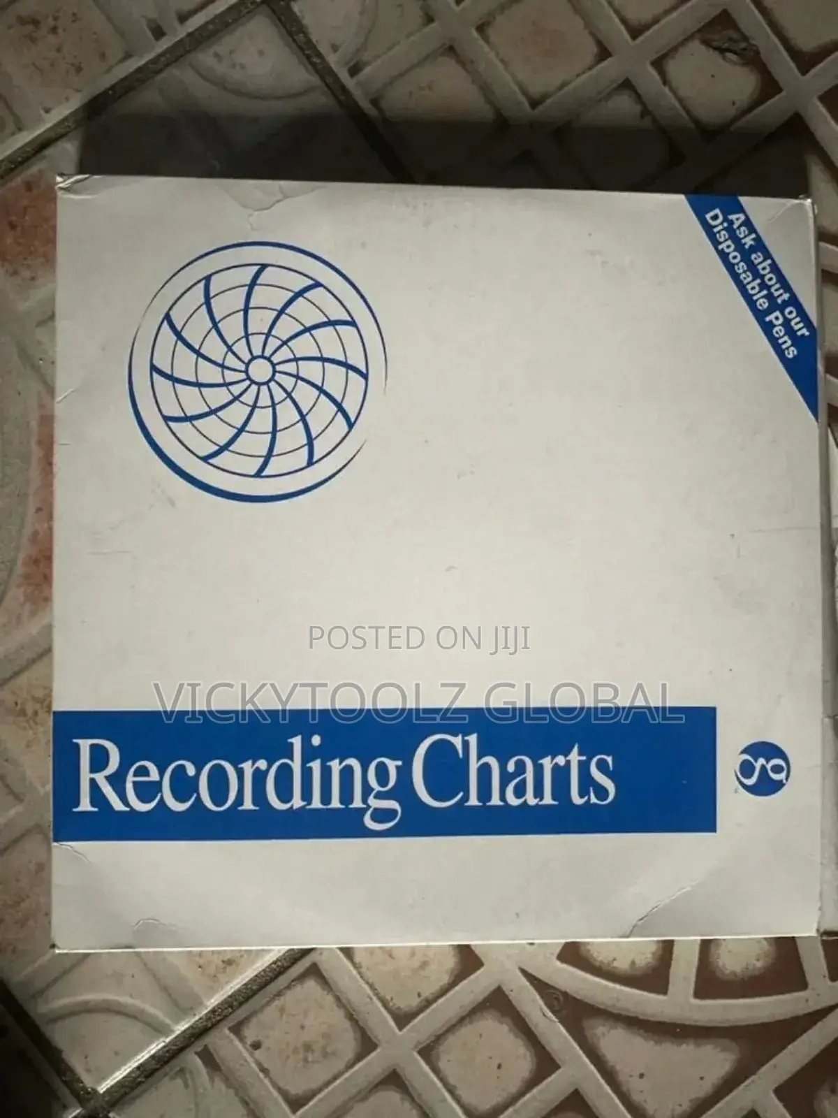 Recording Charts for Chart Recorder 0-5000psi