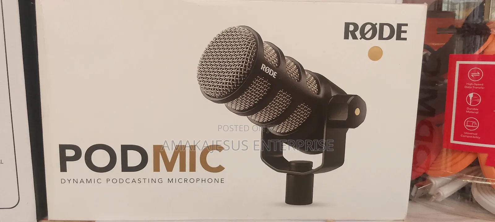 Rode Podmic Dynamic Podcasting Microphone