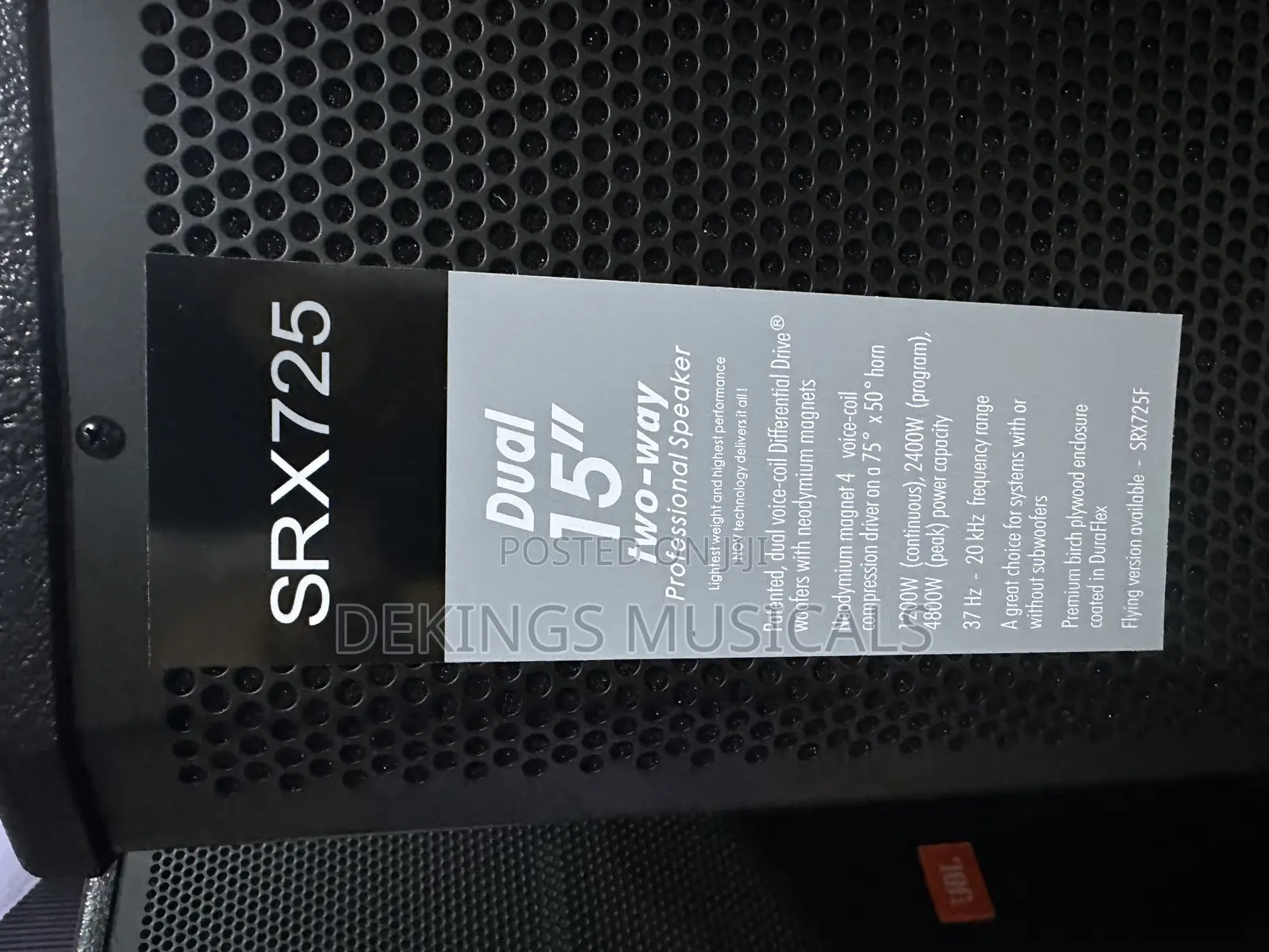 Jbl Speakers - Jbl Full Range Speakers - Church Speakers - Jbl Srx700