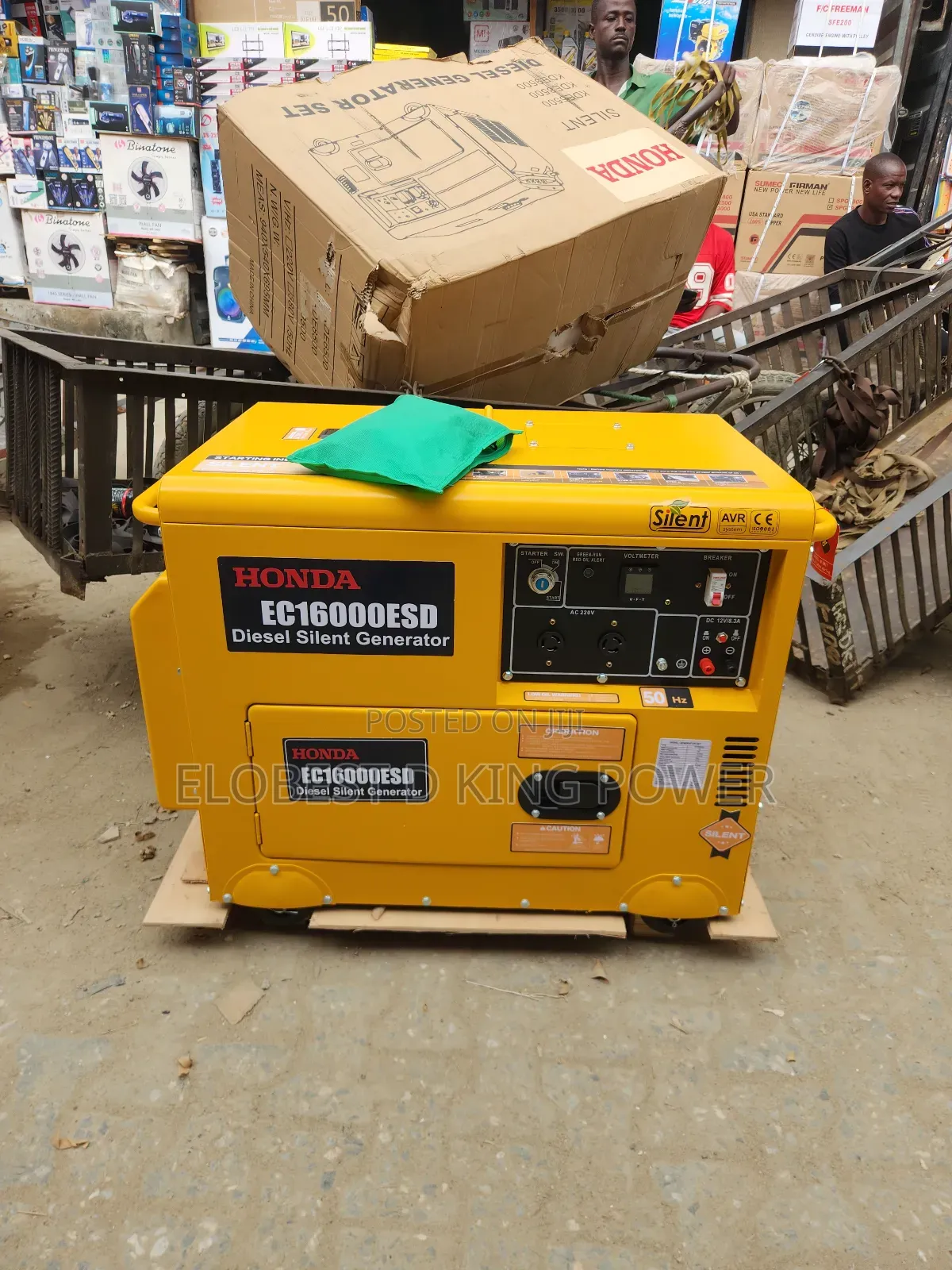 Japan Quality Honda Diesel Generator  With Key Start 100% Pure Copper