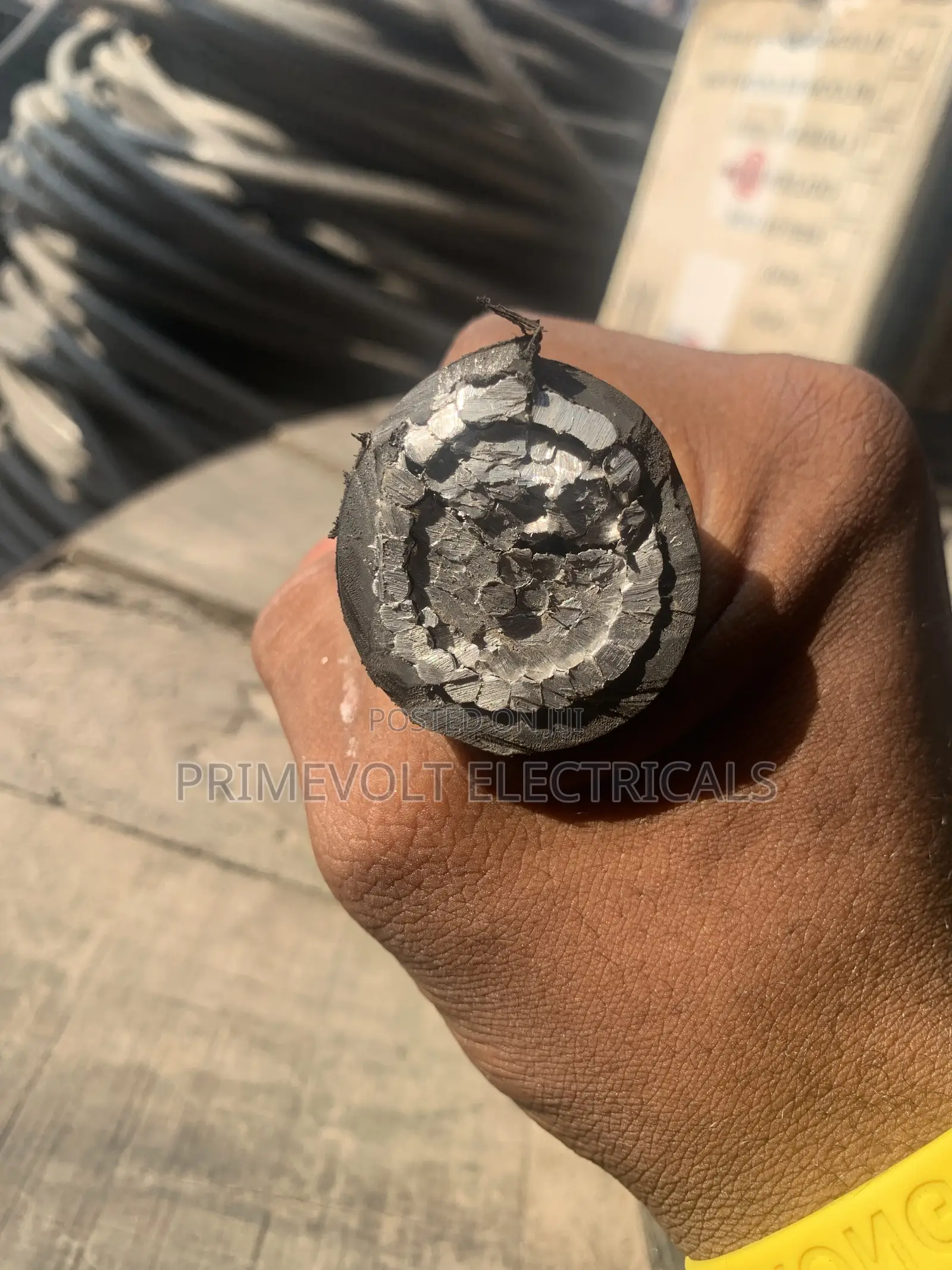 500mm Single Aluminium Cable
