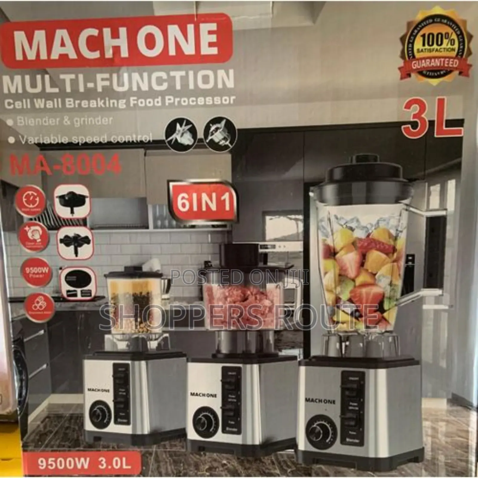 3.0l Mach One 6 in 1 Multi-Function 9500wfood Processor
