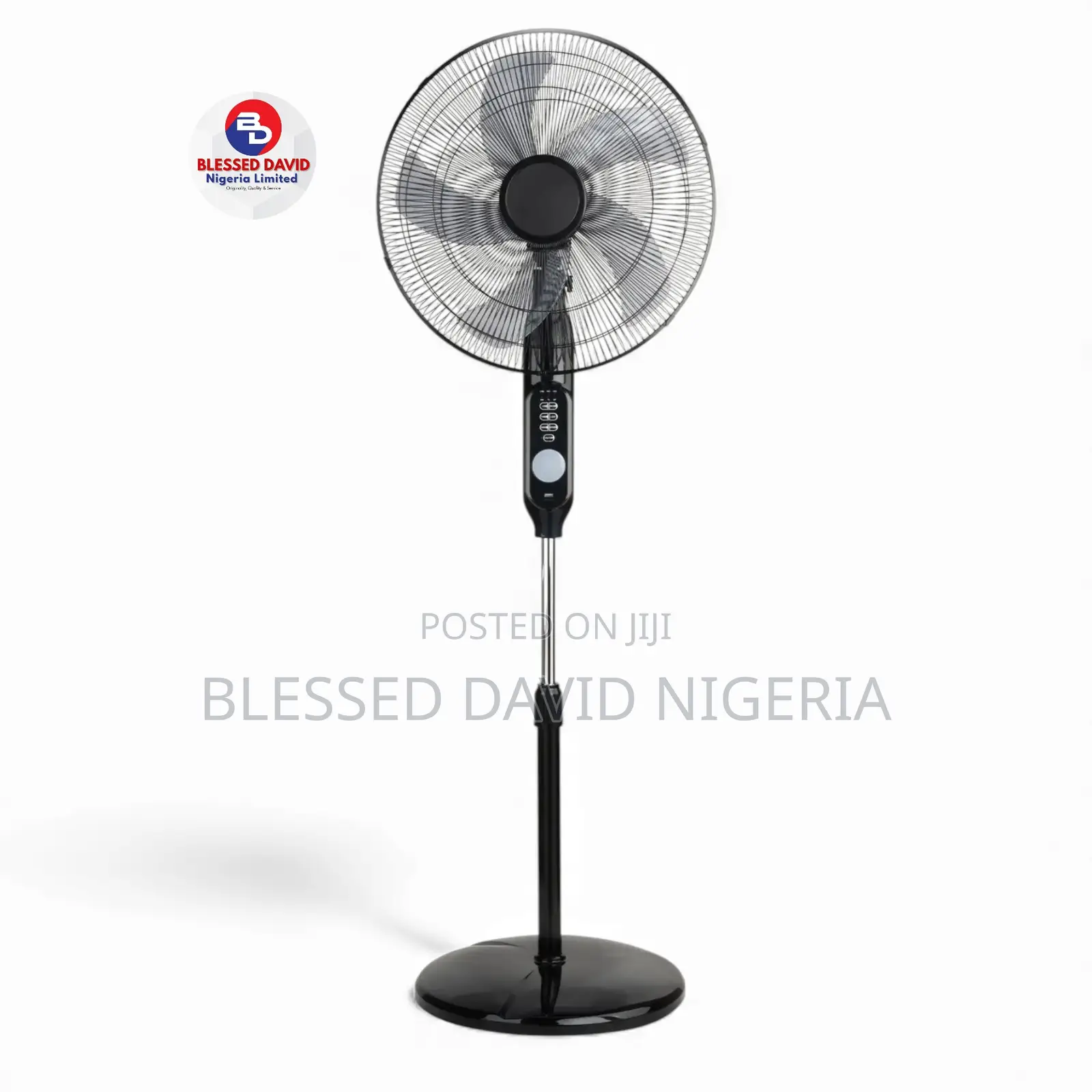 Maxi Standing Rechargeable Fan 16 Inch Black (Kys-40ac)