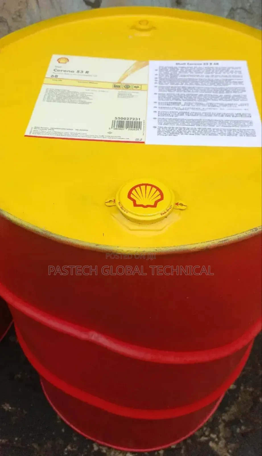 //Shell Corena S3 R 68// Rotary Air Compressor Oil//