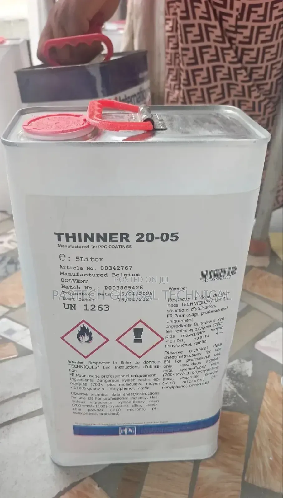 5l Sigma Thinner 20-05