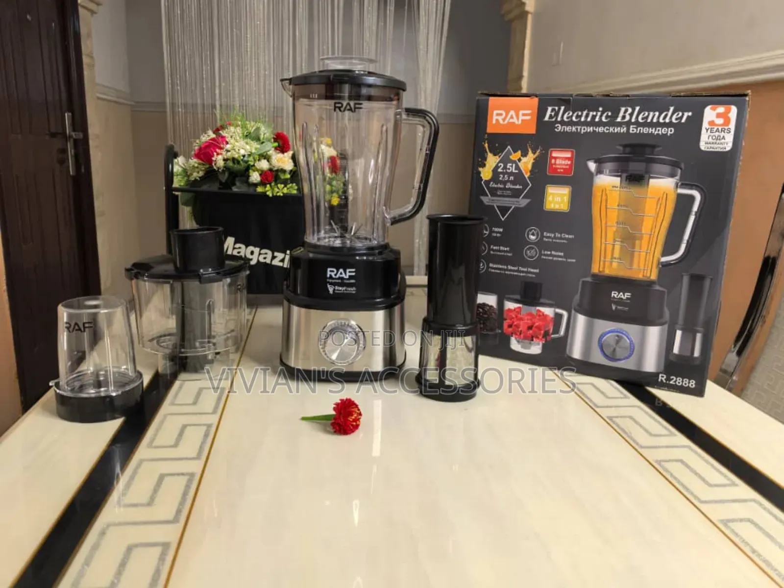 Raf 4in1
Blender , Food Proccessor, Dry Grinder, Juicer