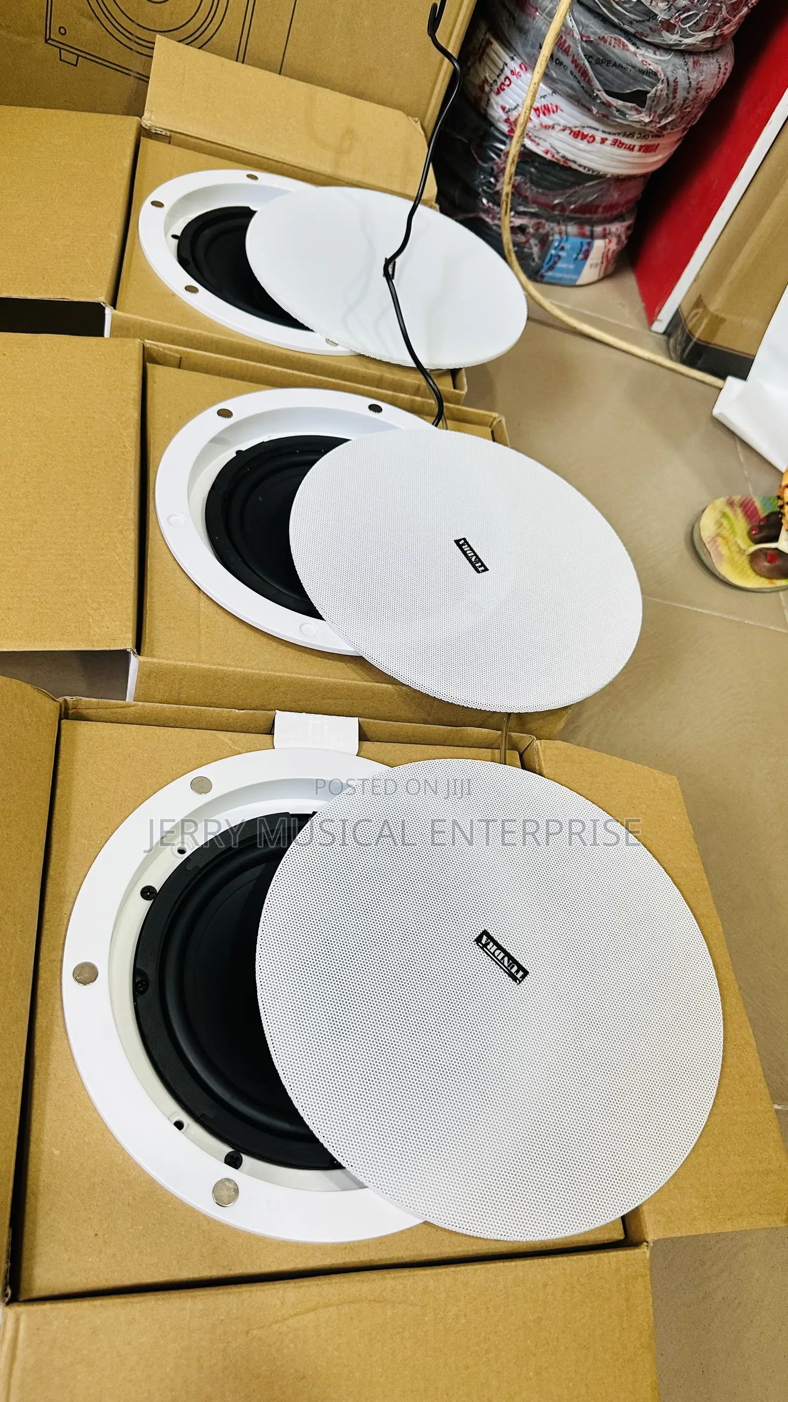 Original Ceiling Speakers With Bluetooth And Accessories