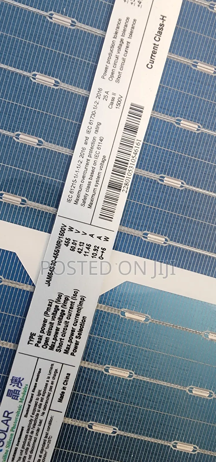 455w Jasolar High Quality Bi-Facial Solar Panels