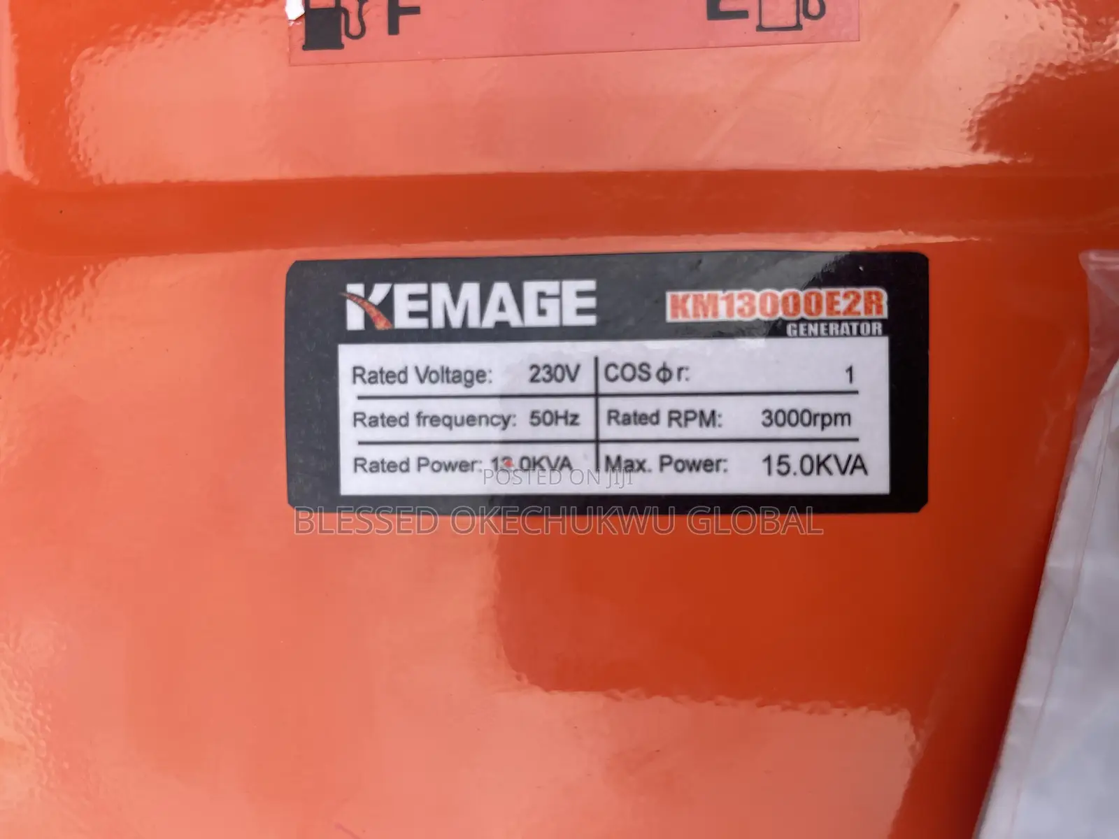 15kva Keystart Kemage Generator 100%Copper Coil