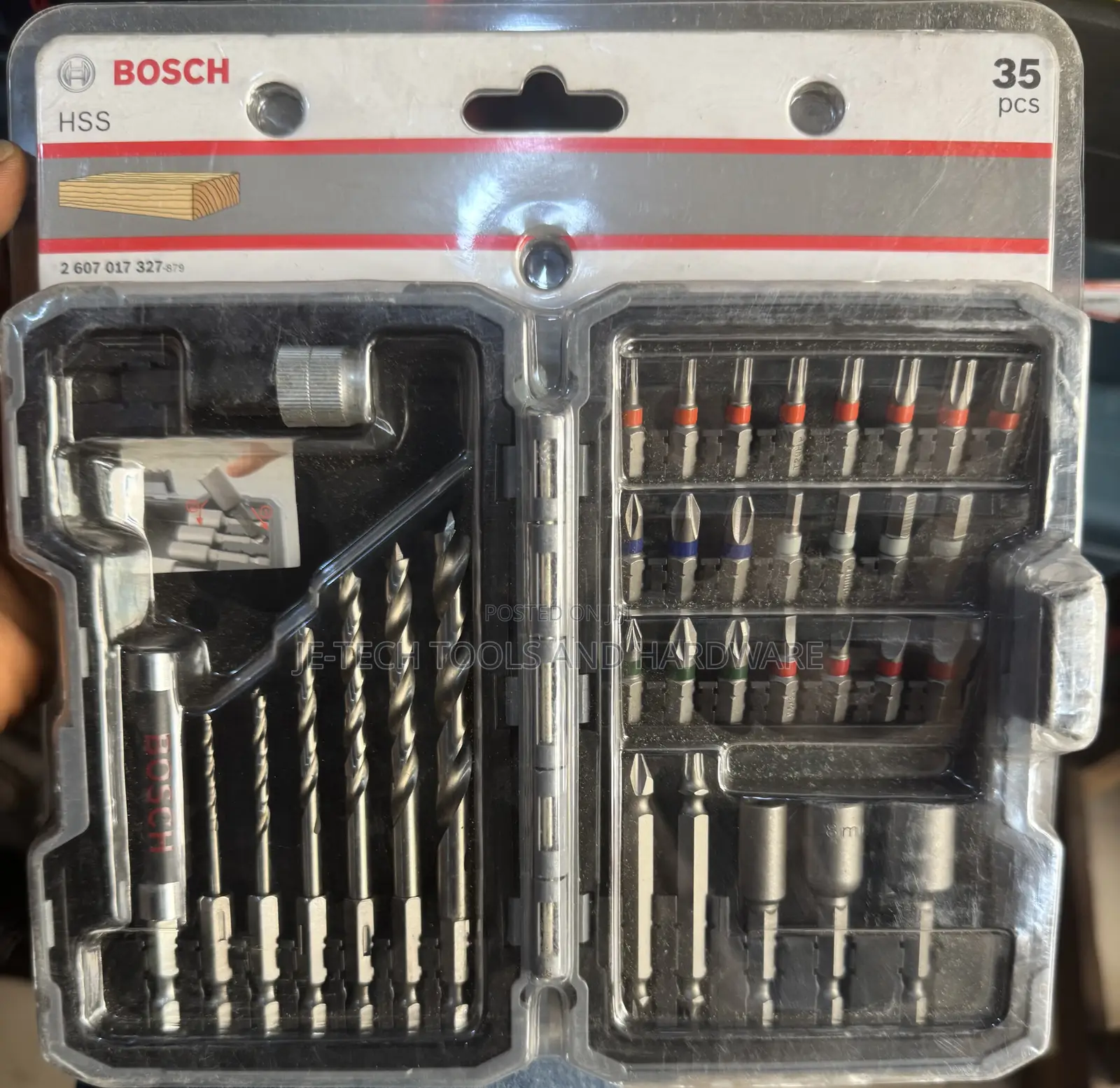 Bosch Extra Hard Screwdriver Bit Set, 35-piece