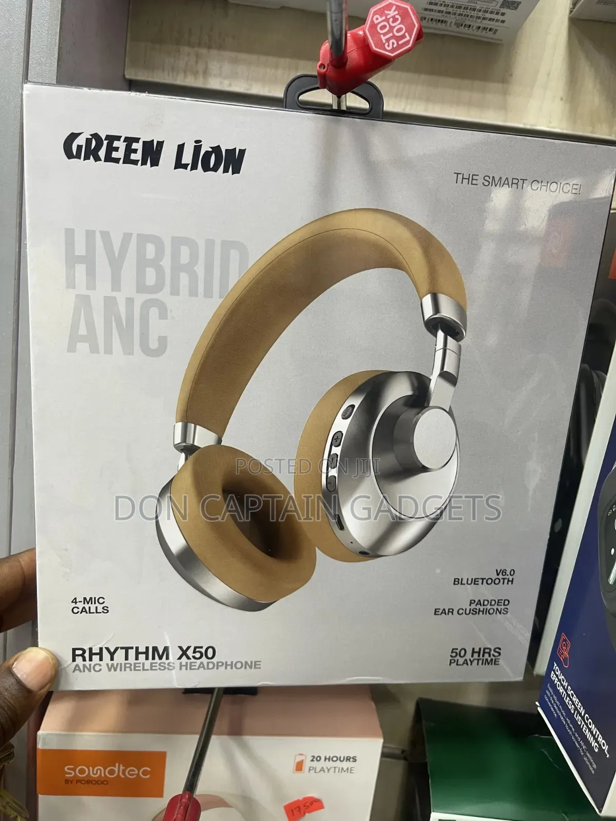 Green Lion Rhythm X50 Anc Wireless Headphones