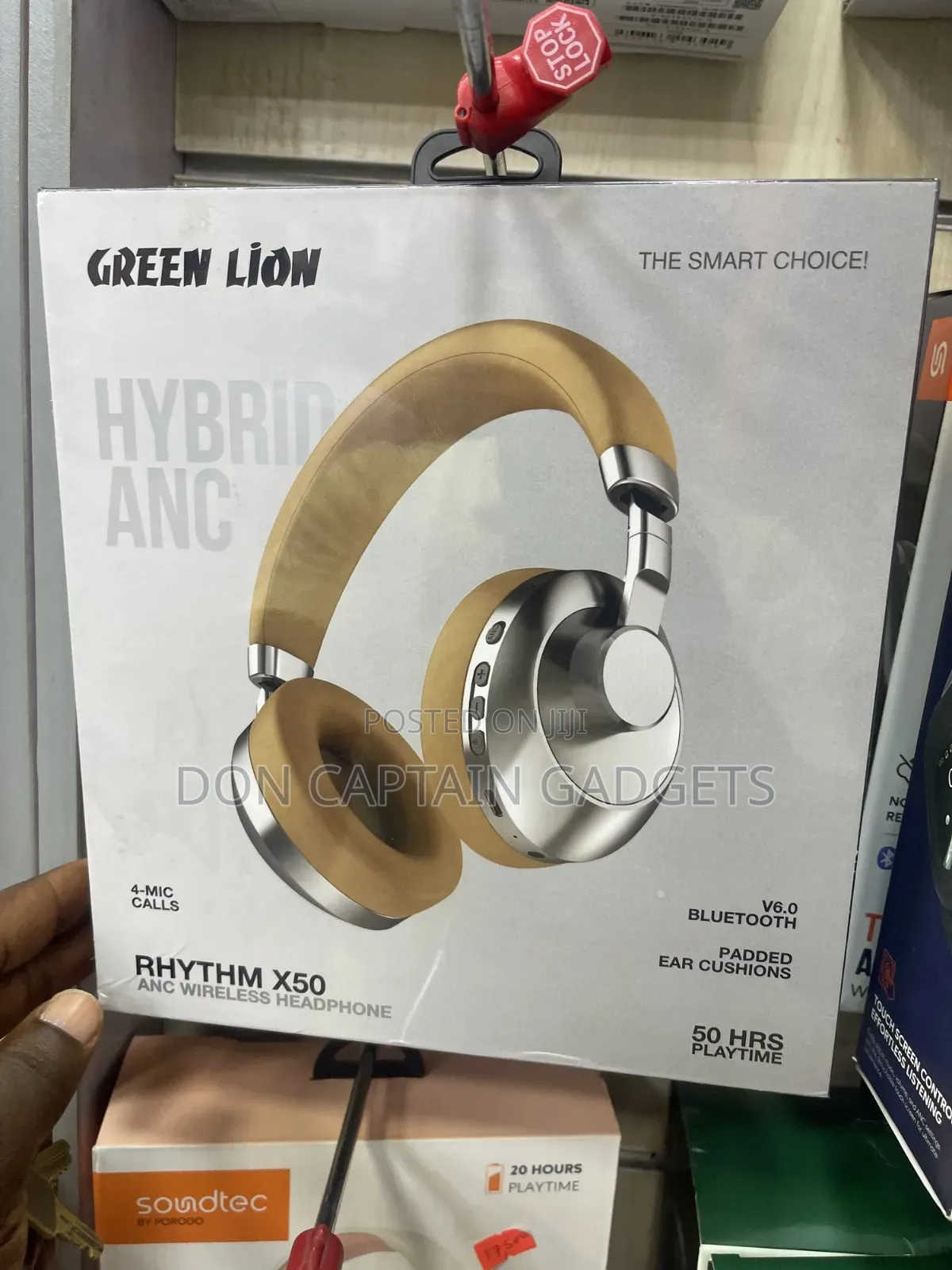 Green Lion Rhythm X50 Anc Wireless Headphones