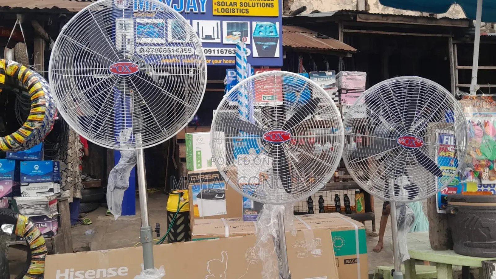 Original Ox 20inches Medium Industrial Standing Fan