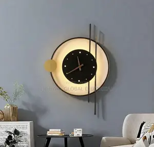 Wall Clock Mounted Wall Bracket Light