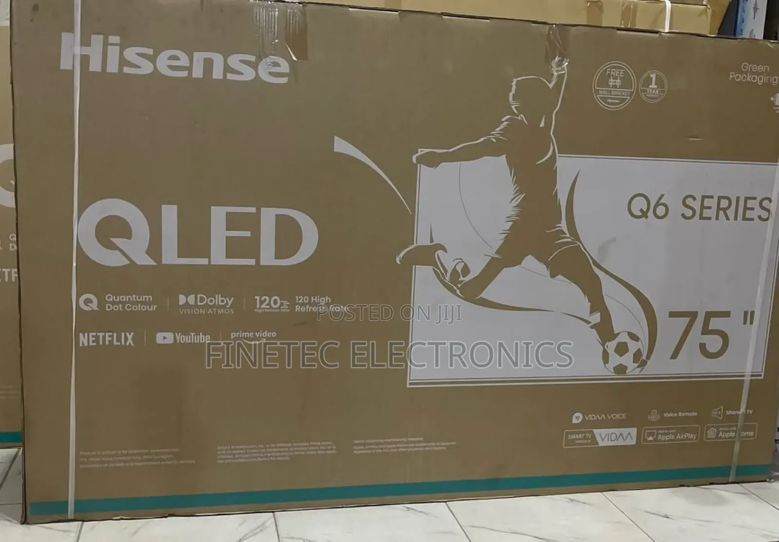 Hisense 75 Inches Smart Tv