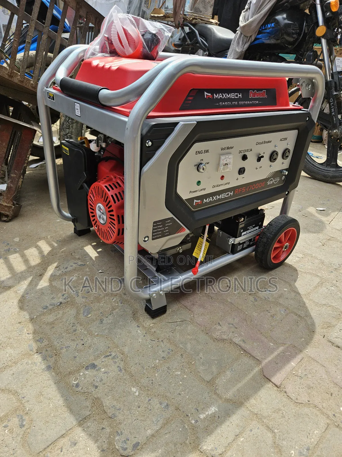 10kva Maxmech Petorl Generator 100%Copper Wire