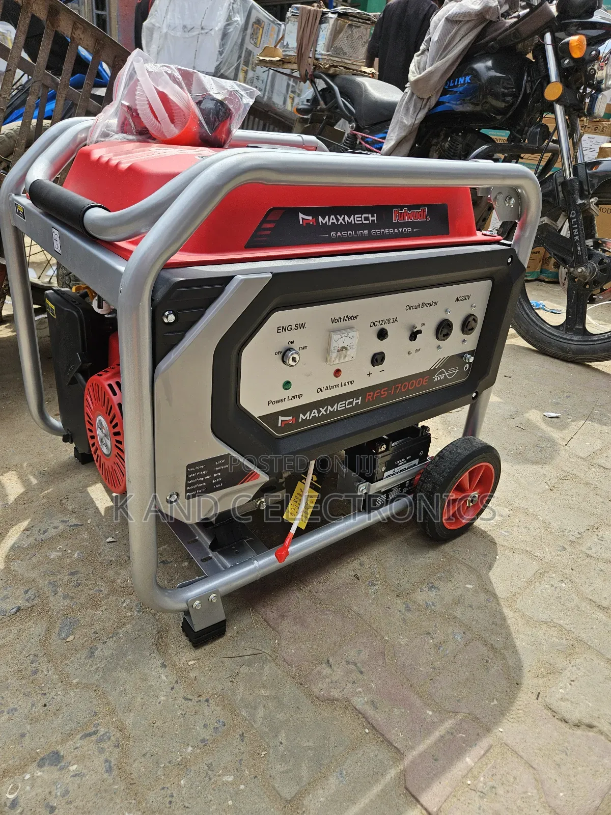 10kva Maxmech Petorl Generator 100%Copper Wire