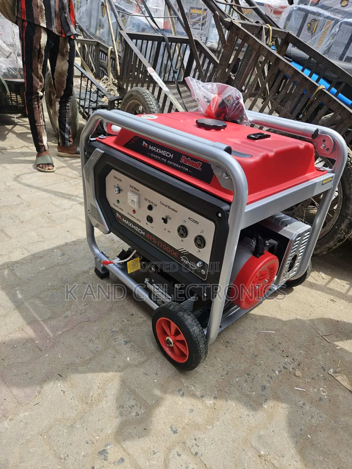 10kva Maxmech Petorl Generator 100%Copper Wire