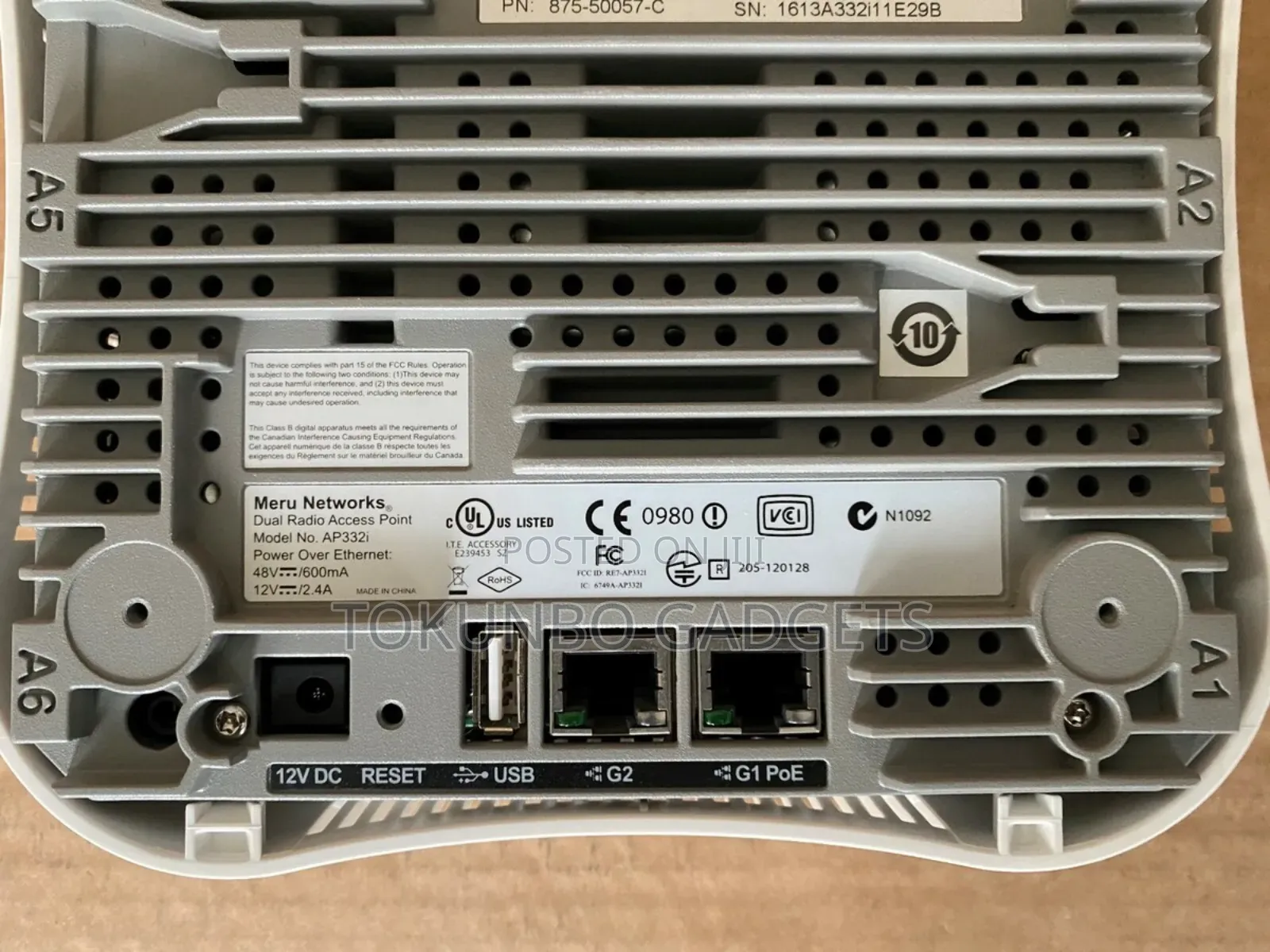 Meru Networks Ap332i Dual Radio Dual Band Wireless-N Ap Meru Ap332i