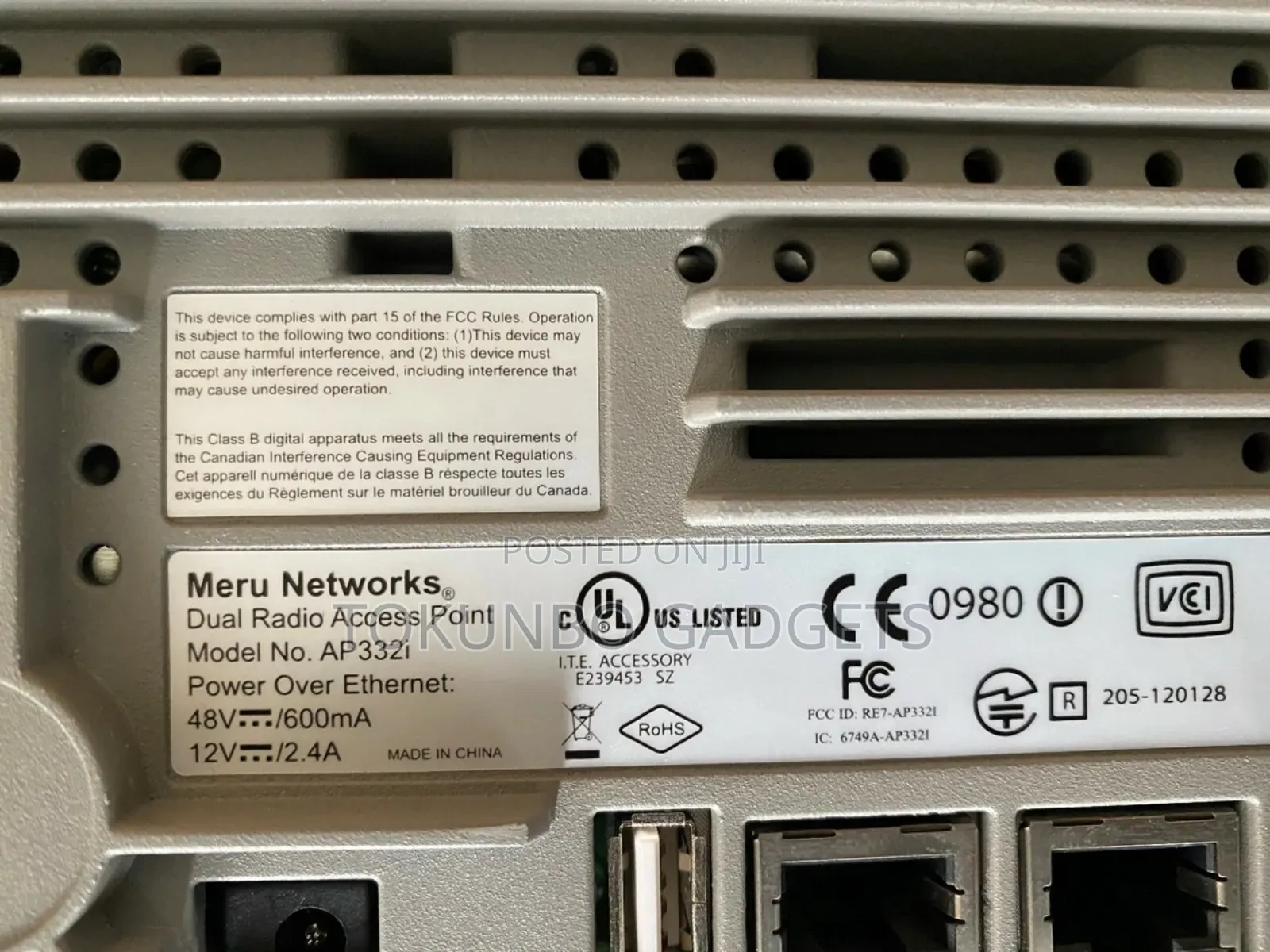 Meru Networks Ap332i Dual Radio Dual Band Wireless-N Ap Meru Ap332i