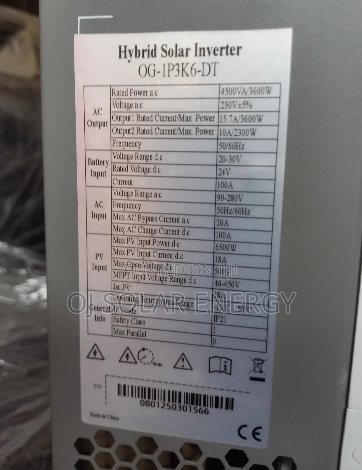 Power Master 4.5kva Solar Inverter