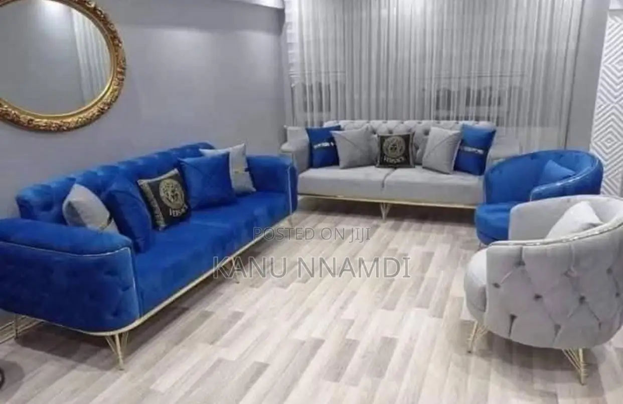 Complete Set of Combination of Sofa Chairs Available With Pillows