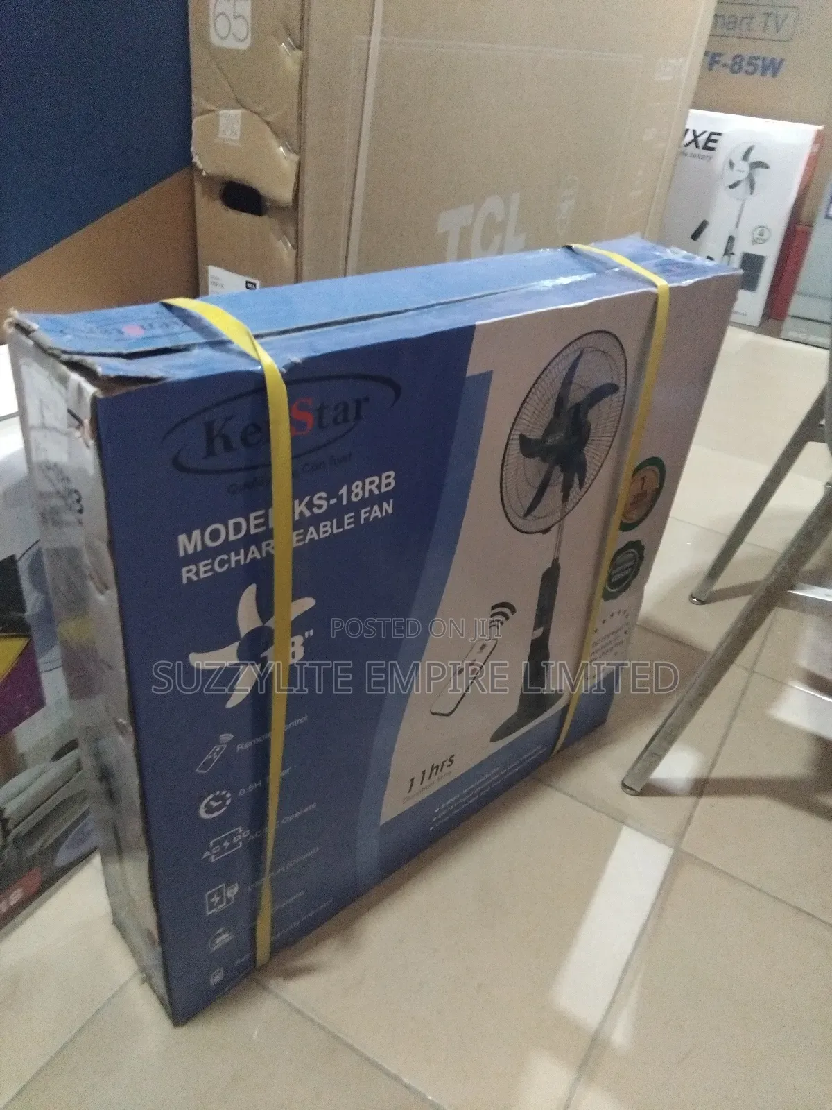 Kenstar Rechargeable Battery Fan 18inches