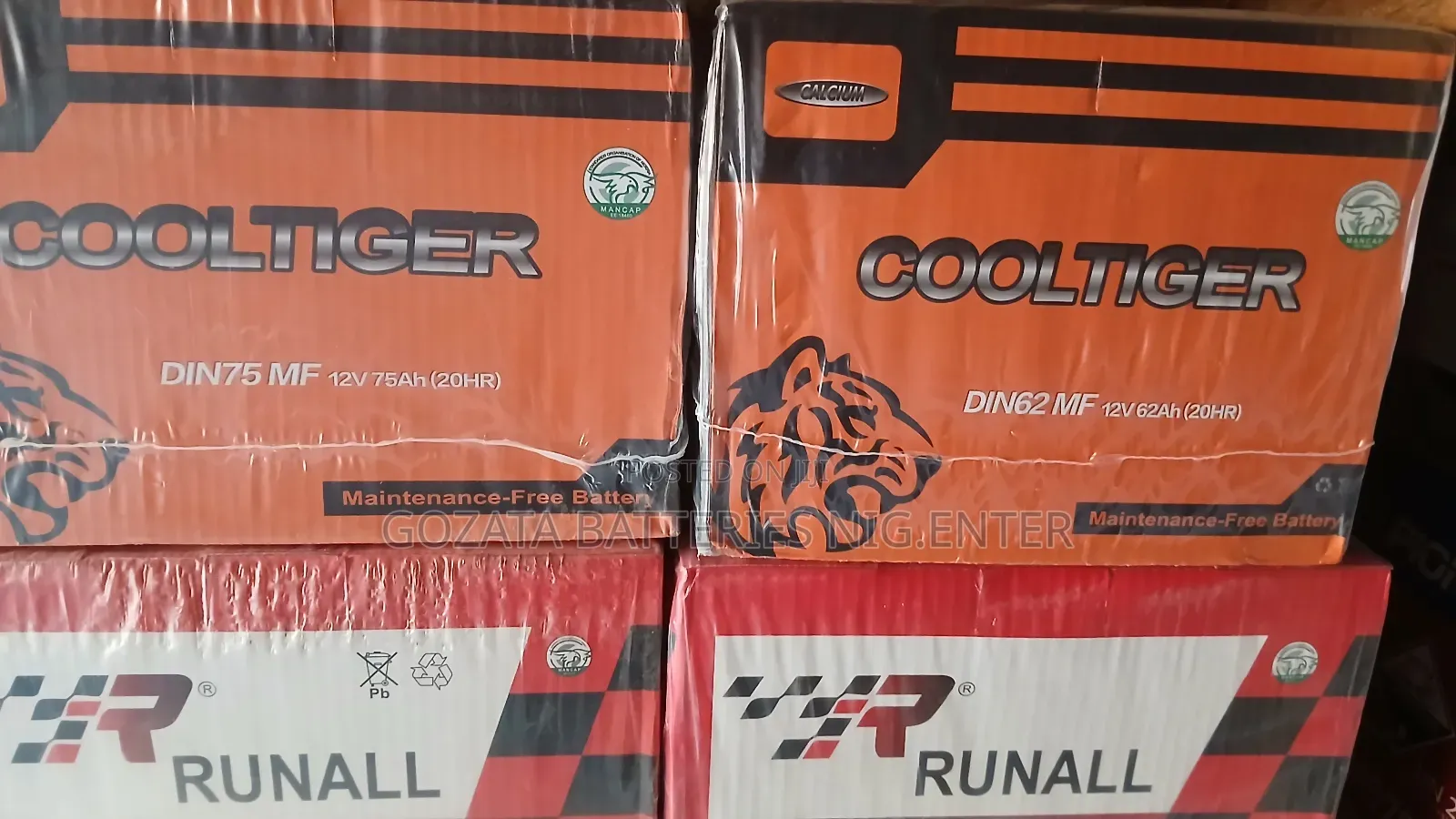 Car Battery 62ah Available