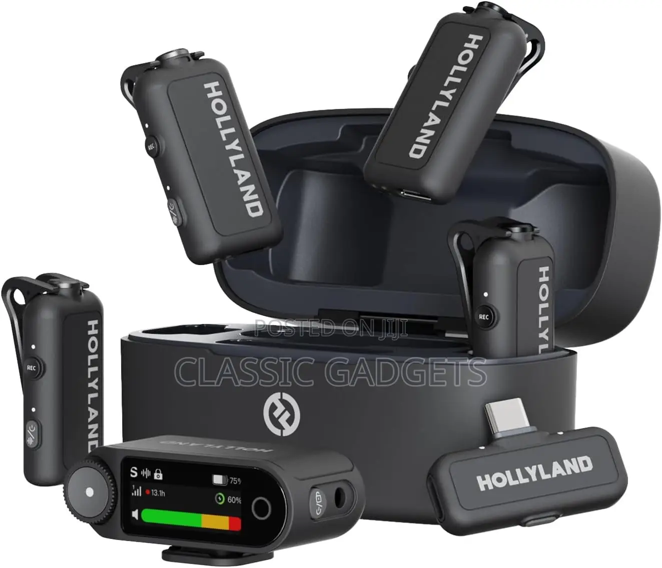 Hollyland Lark Max 2 Combo-4 Person Version, Wireless Microphone