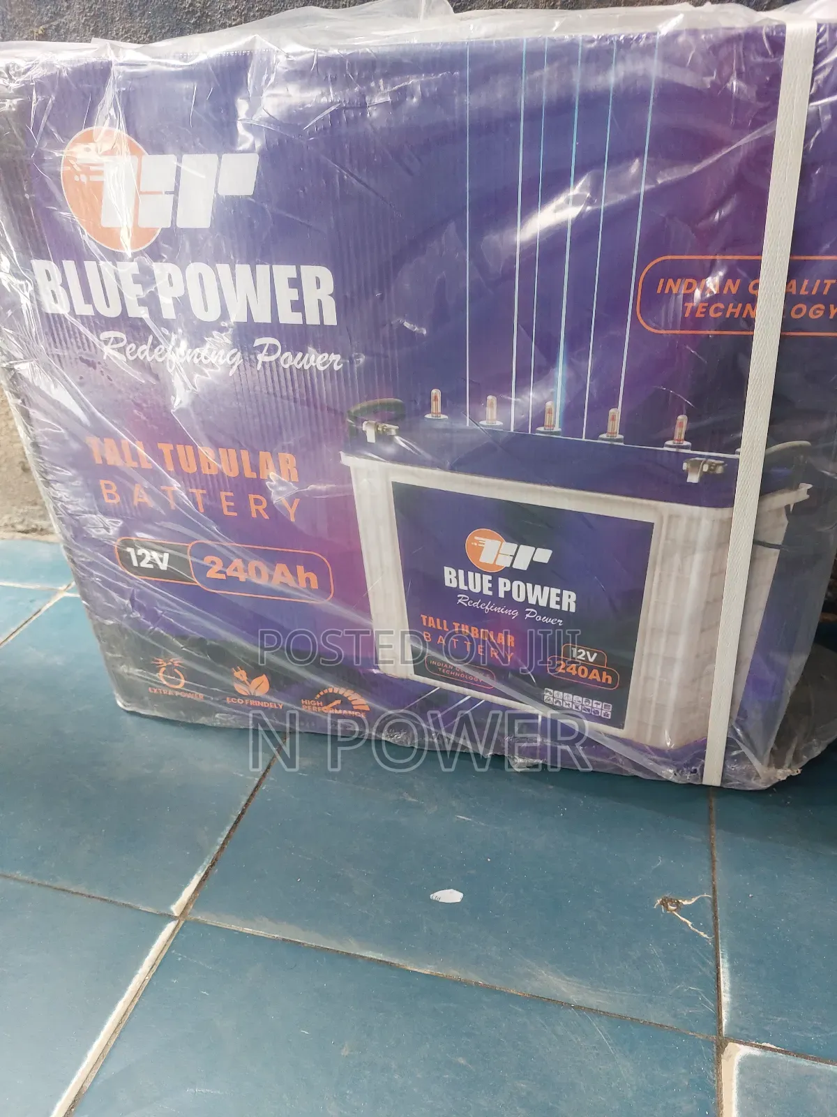 Blue Power Solar Tubular Battery 240ah/12v