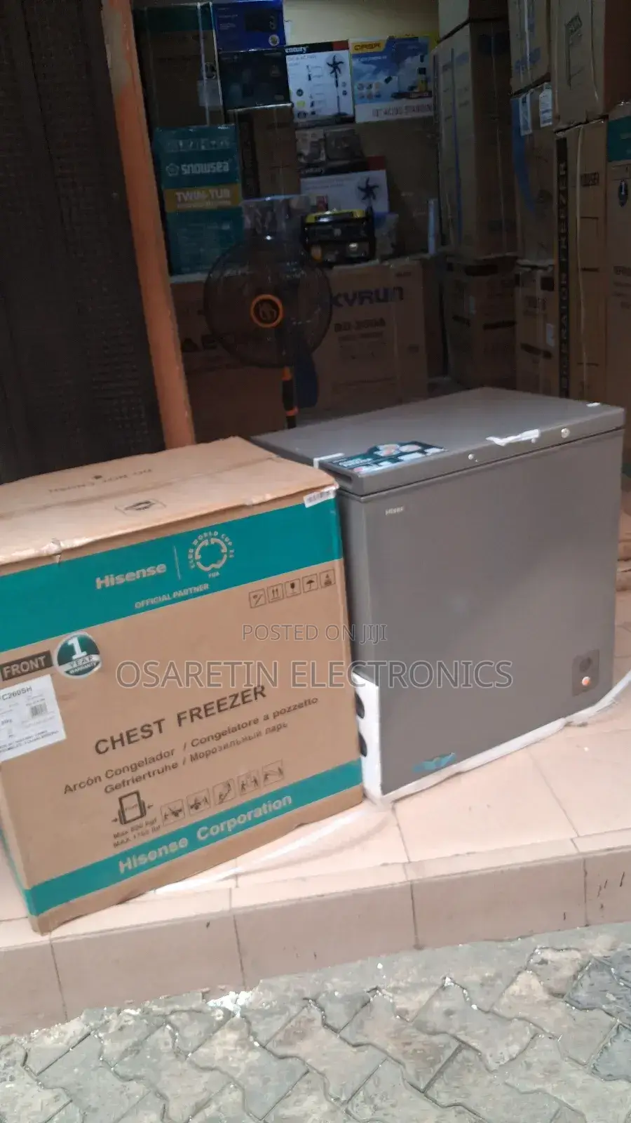Hisense Deep Freezer 198 Litre With One Year Warranty Very Durable