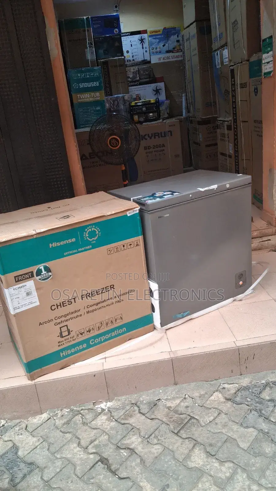 Hisense Deep Freezer 198 Litre With One Year Warranty Very Durable