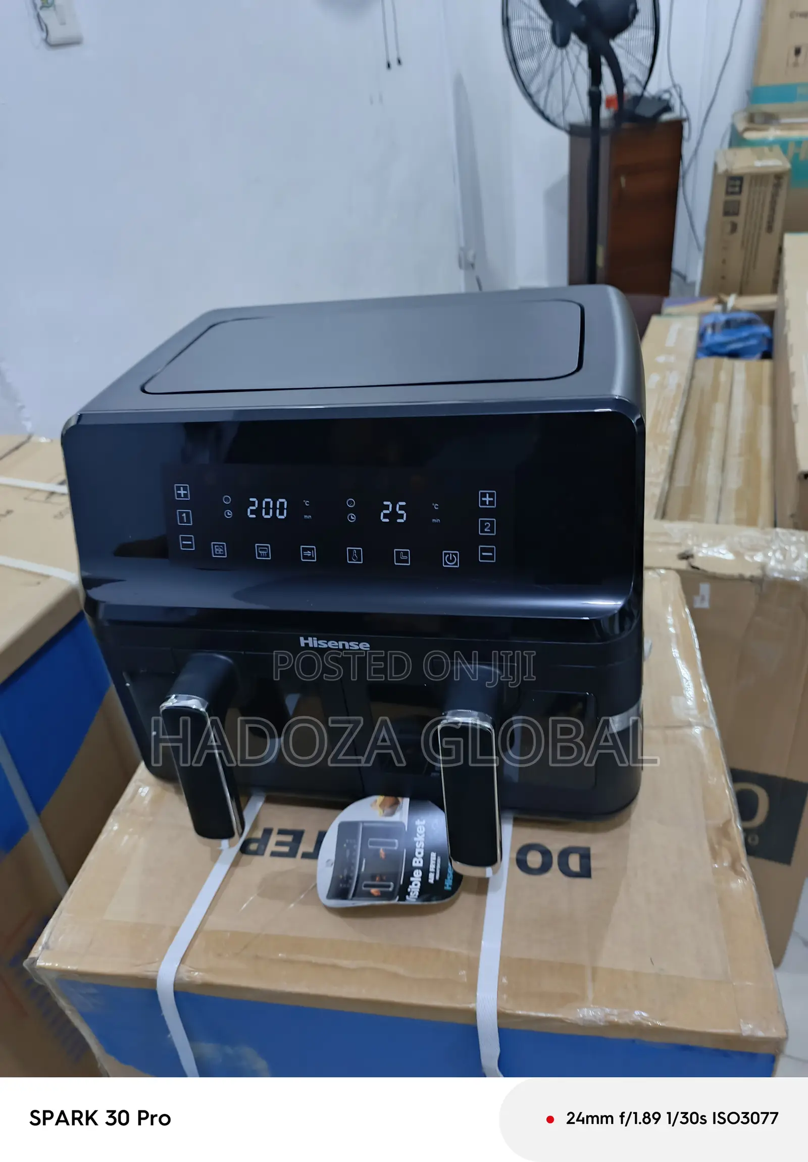 Hisense Dual-cook 8l Airfryer System