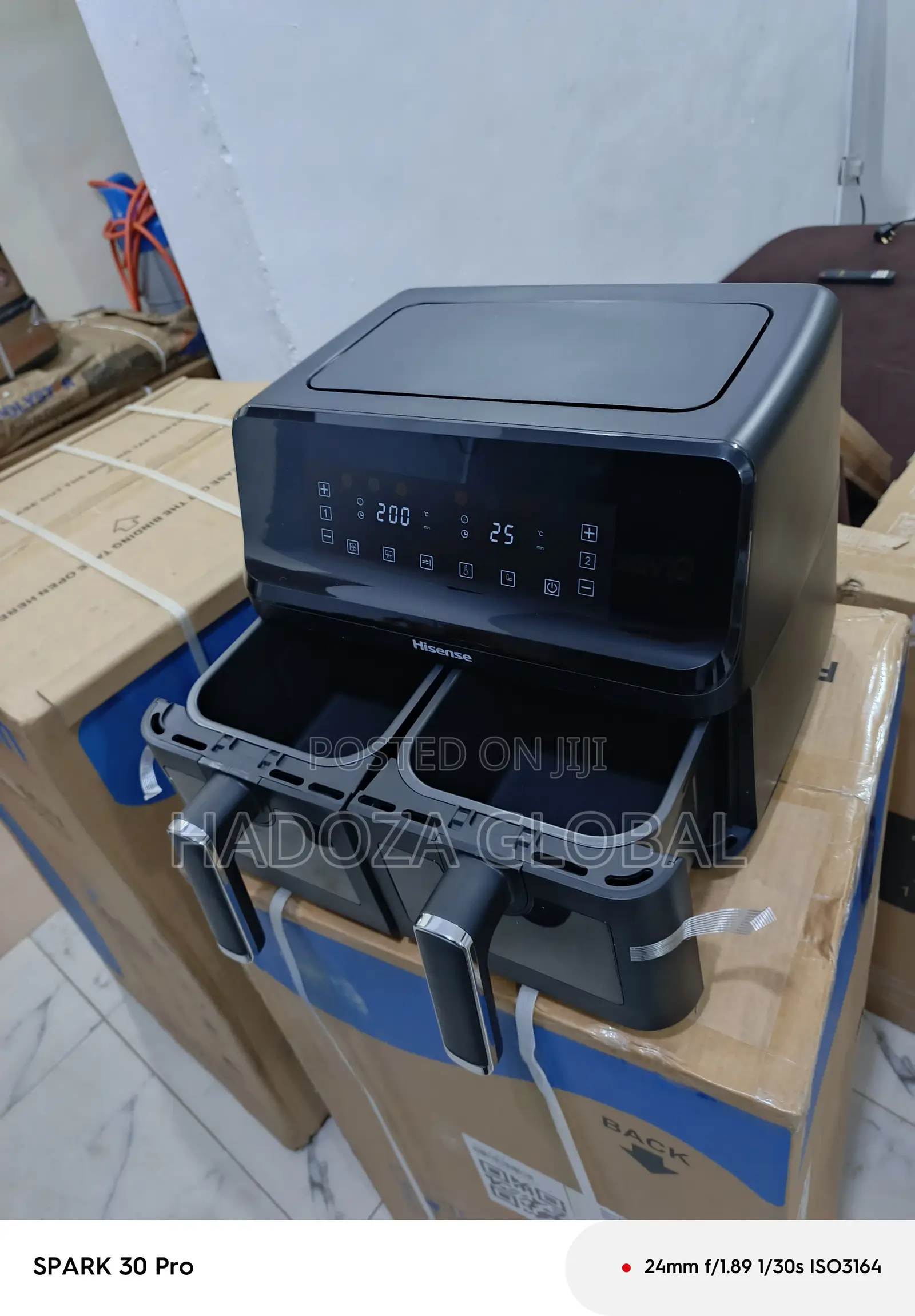 Sleek 8l Dual-mode Airfryer – Hisense Brand