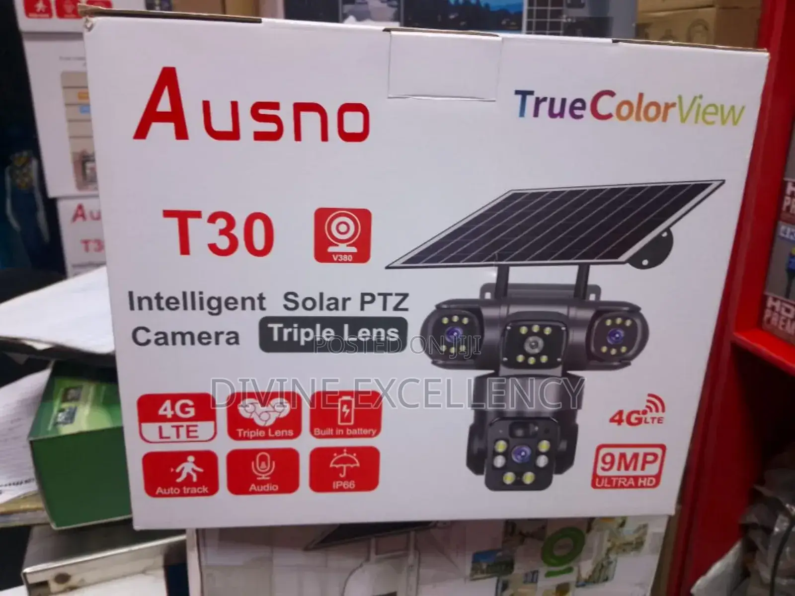 Ausno Triple Lens CCTV Camera