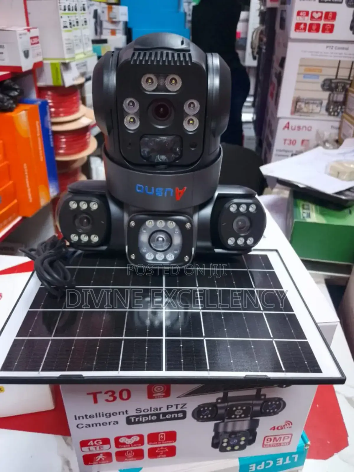 Ausno Triple Lens CCTV Camera