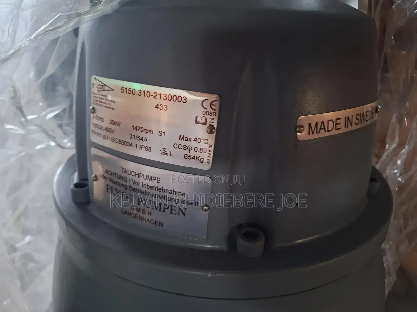 Seawage and Drianage Industrial Water Pumping Machine