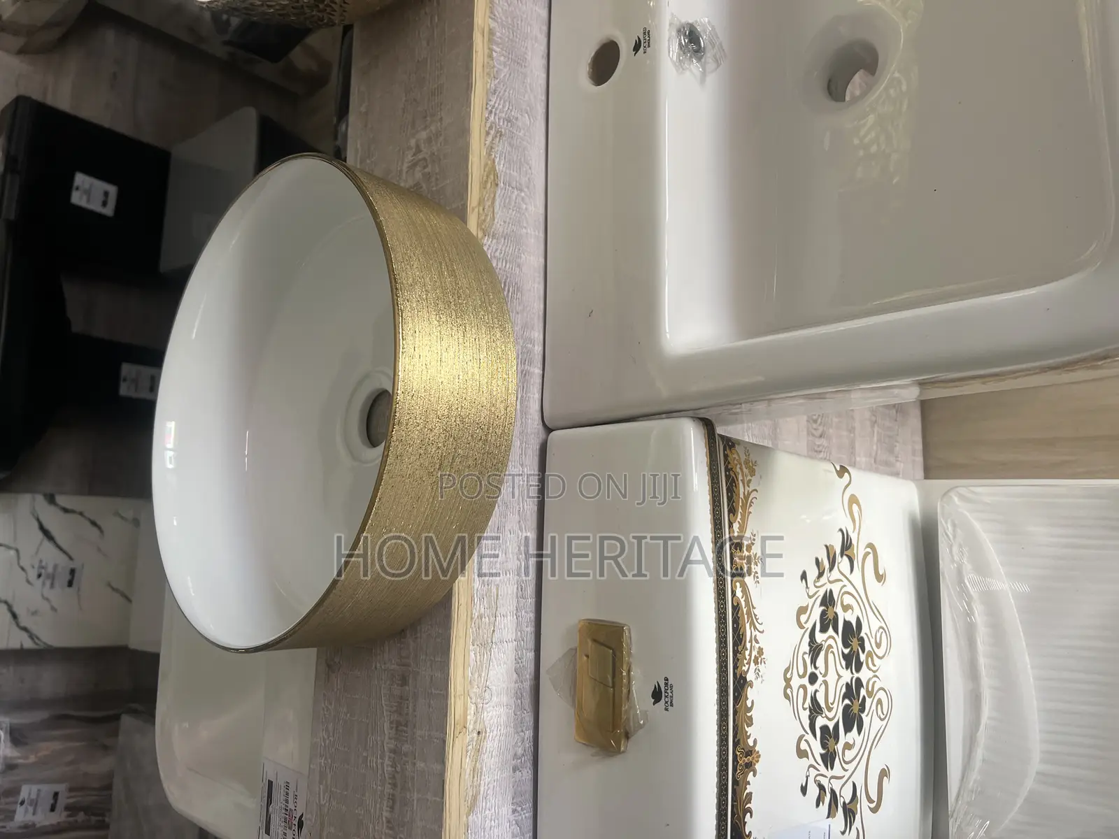 Gold Counter Top Basin