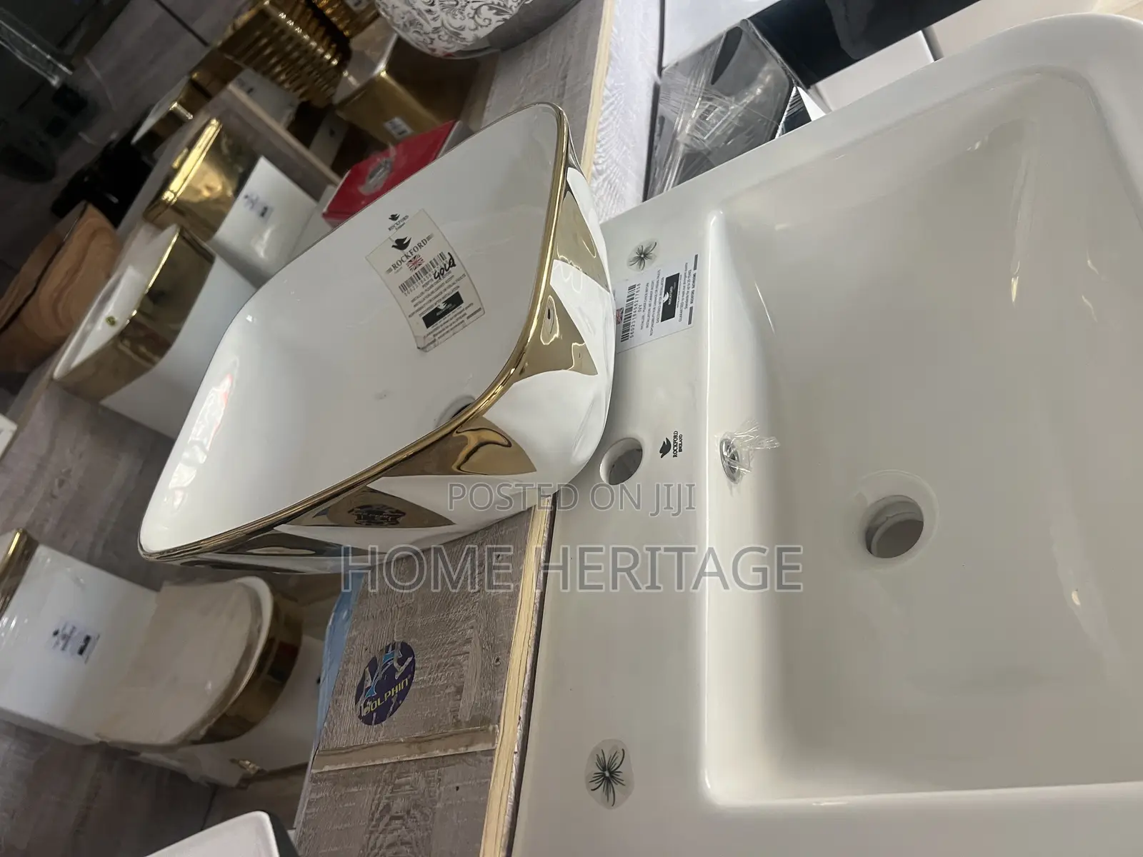 Gold Counter Top Basin