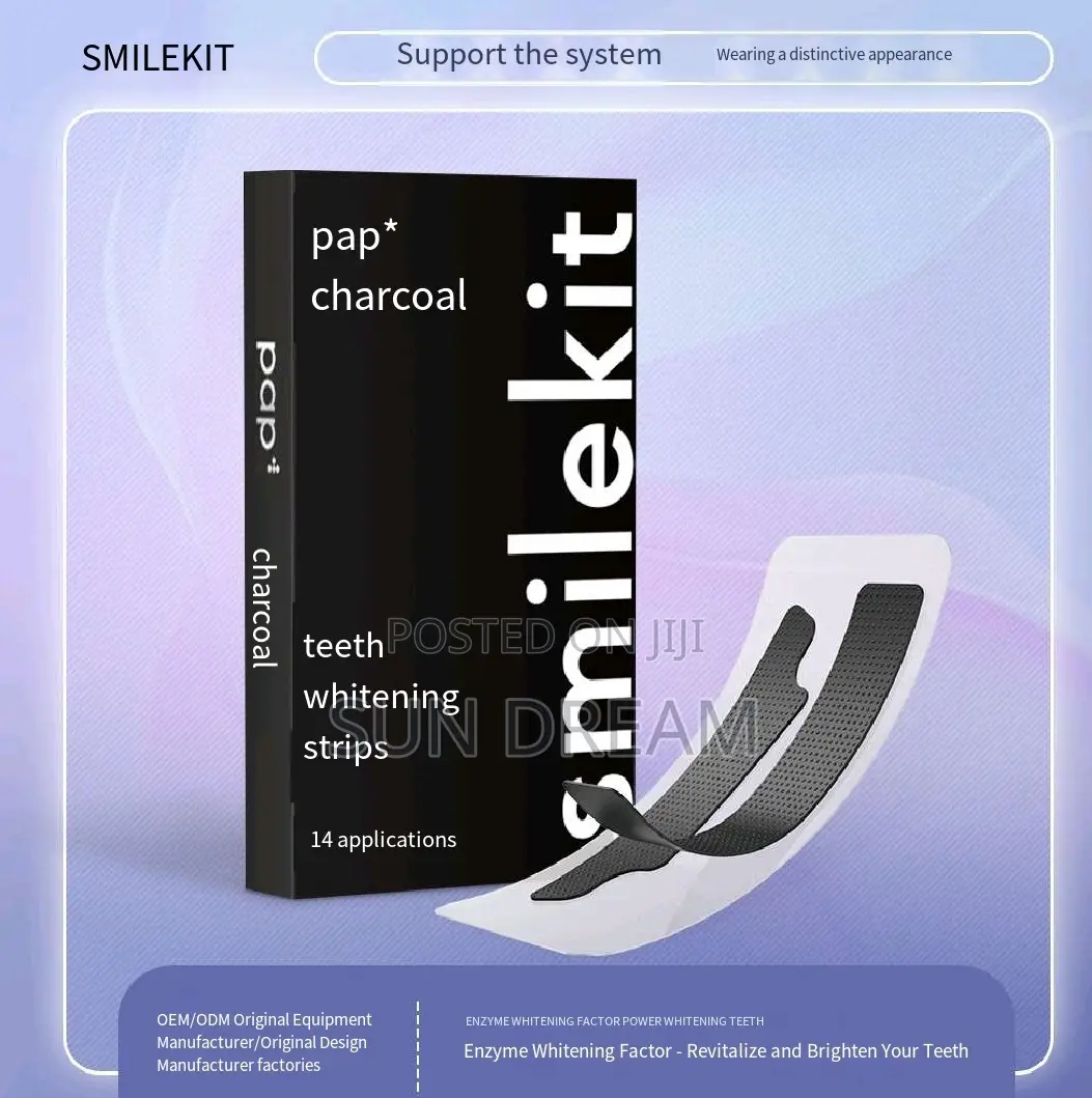 Customizable Bamboo Charcoal Whitening Strips Teeth Whitening Strips