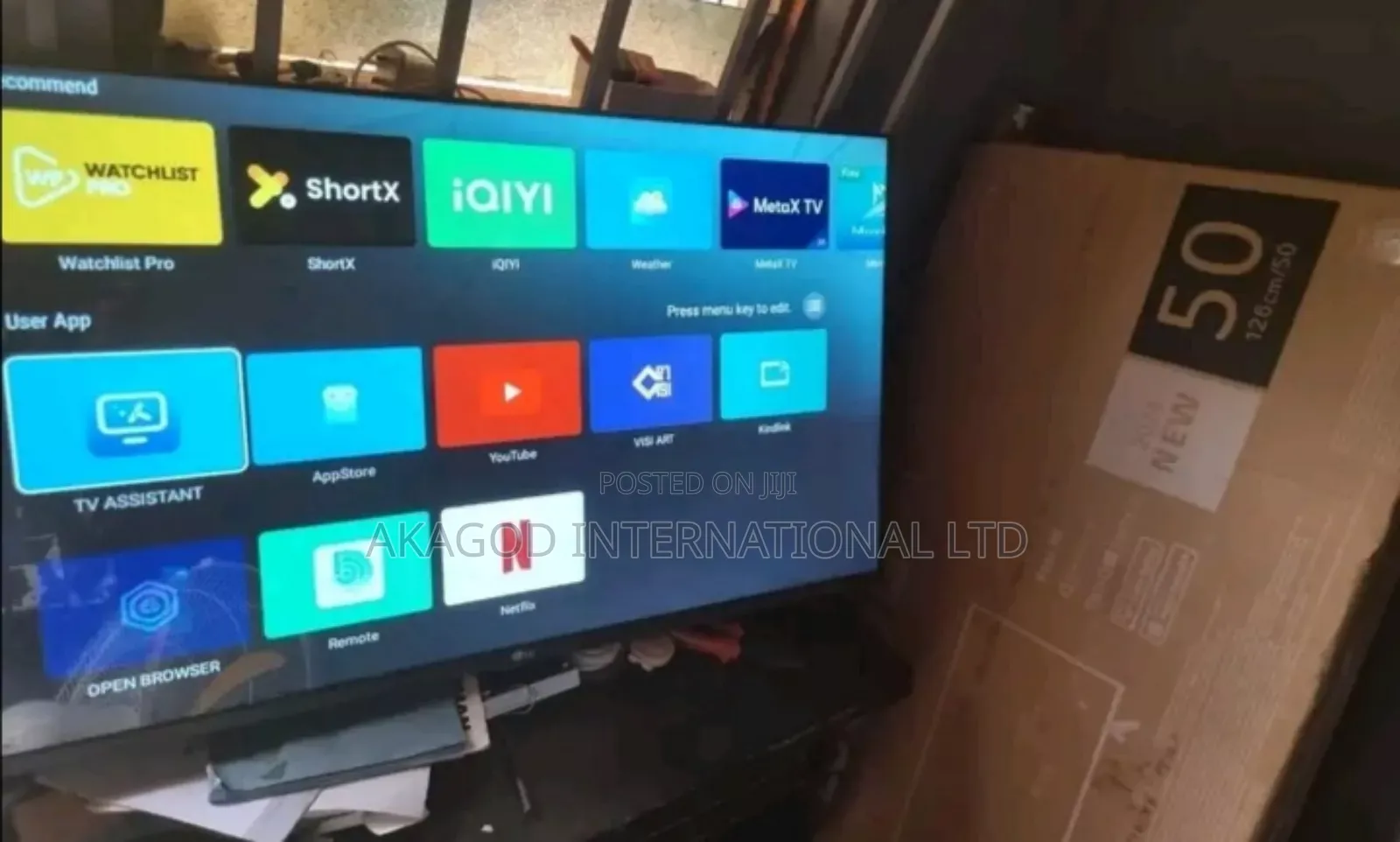 50inches Smart Lg Tv, With 2 Years Warranty Network Access