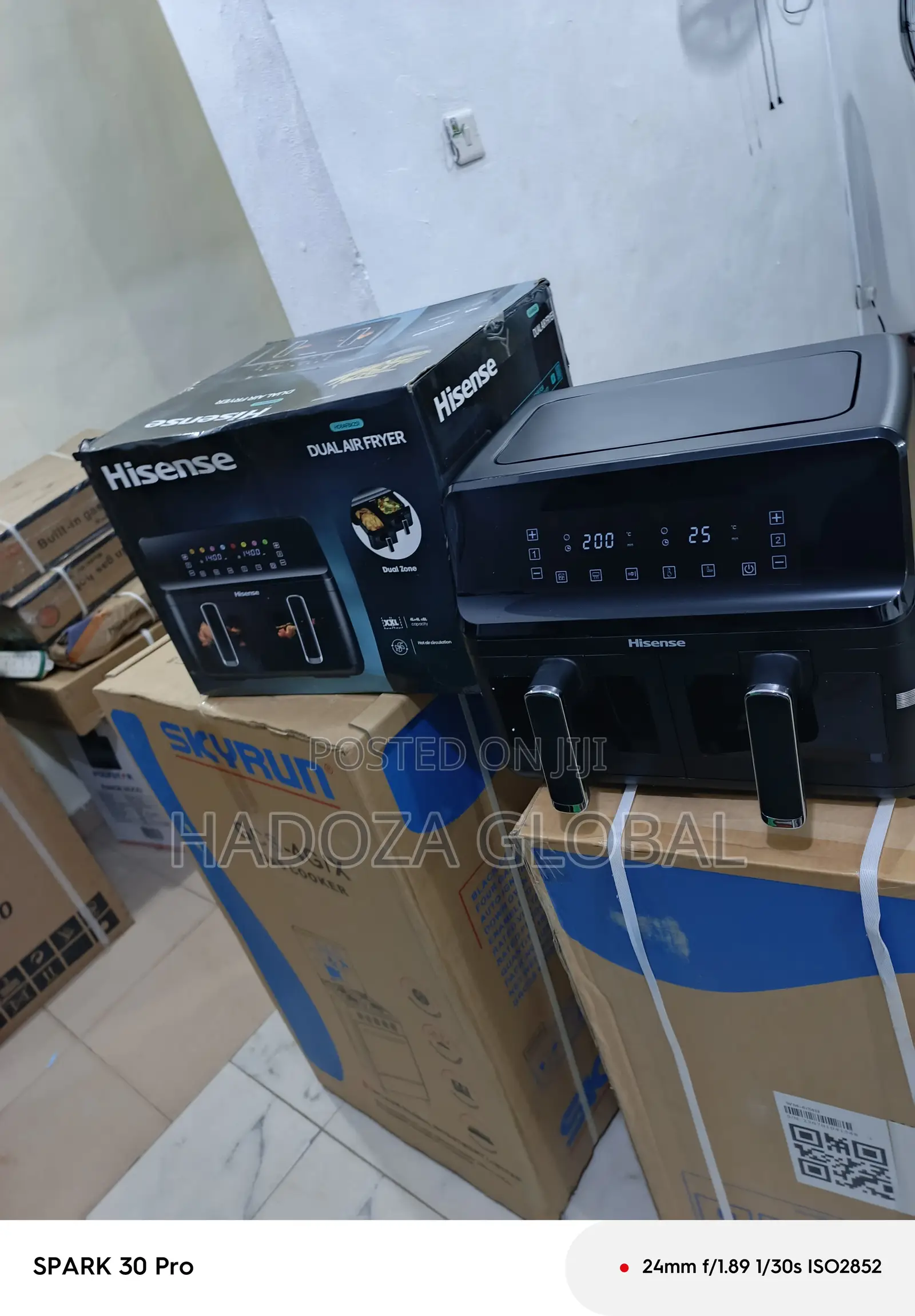 Large 8l Dual Airfrying Appliance – Hisense