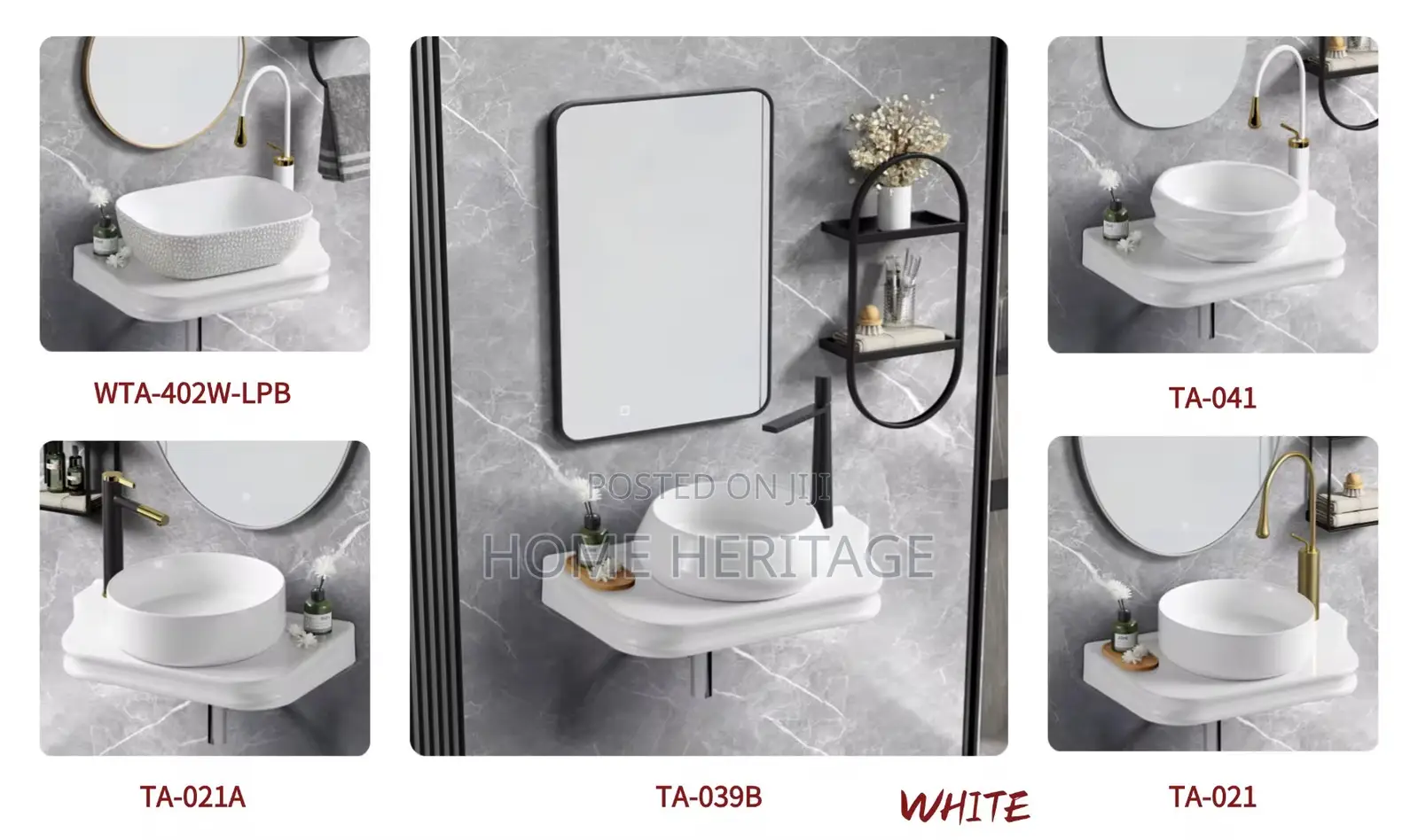 Wash Hand Basin and Mirror