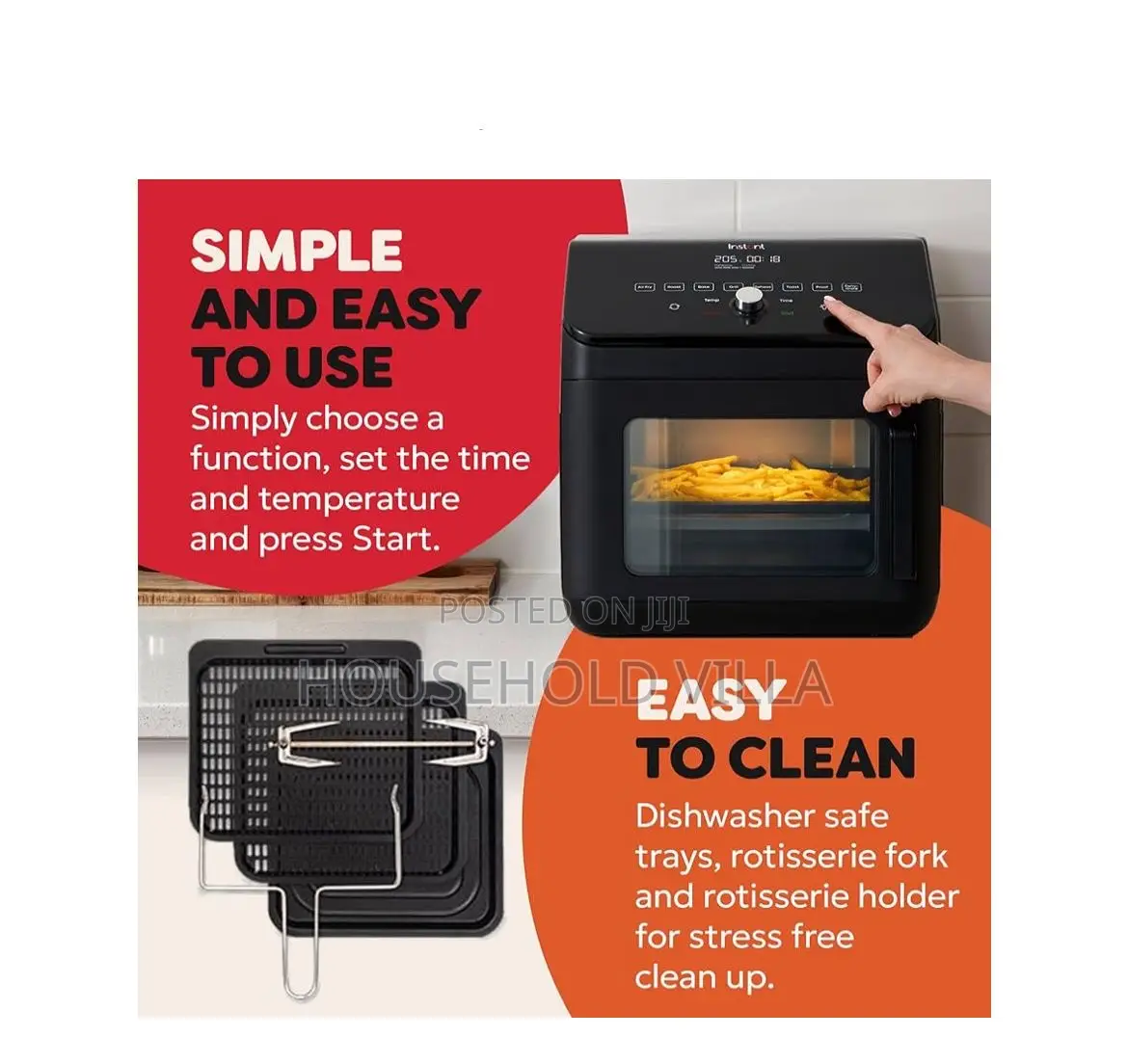 Instant Digital 13l Large Air Fryer Oven