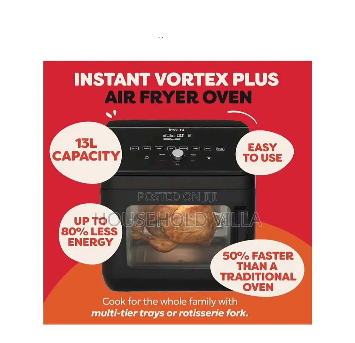 Instant Digital 13l Large Air Fryer Oven