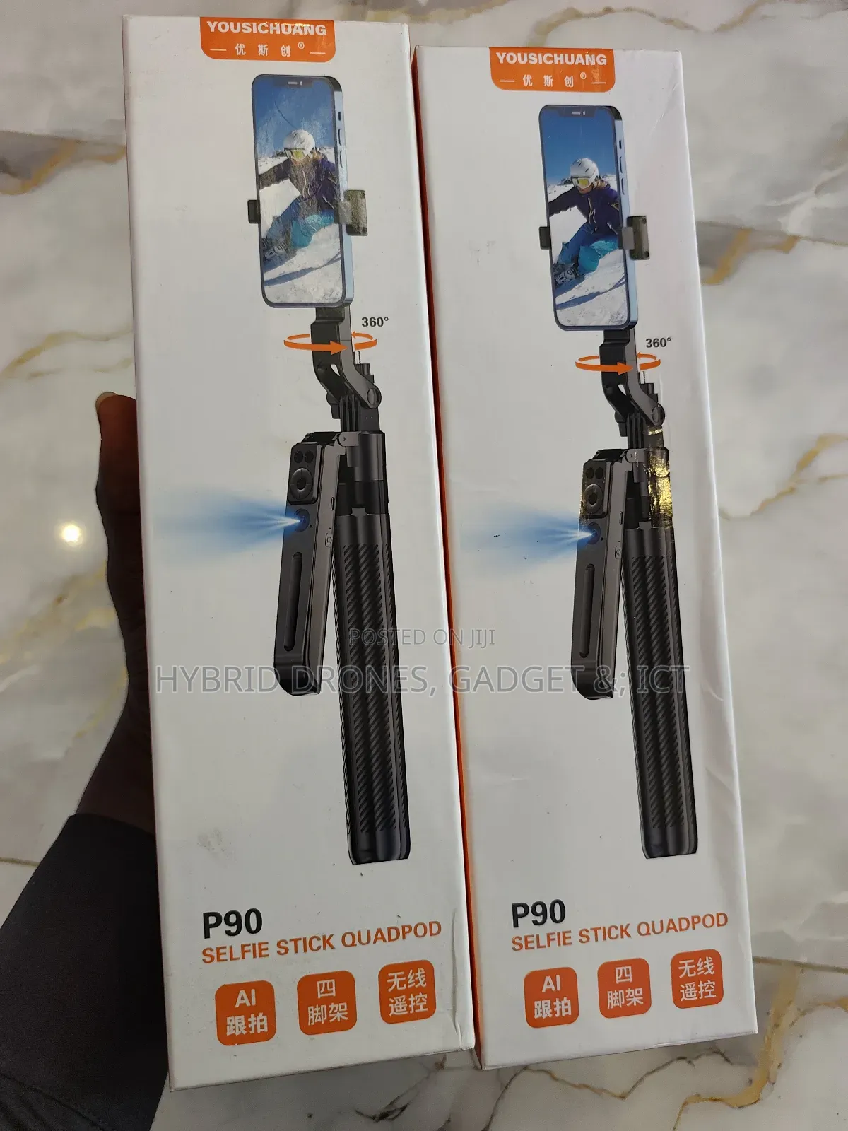 Ai Face Tracking 7ft 360 Rotating Tripod
